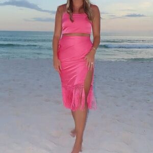 Rachel Zoe Fringe Two-Piece Set